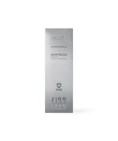 Crescina Shampooing Superfomula Iles Folliculaires Anti-Chute Renfor ant pour Cheveux clairciss s 2100 Homme 150ml