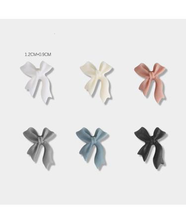 VONNST Nail Decorations 10pcs/set Bows Charm Matte Bowknot Art 3D Bows Art Decorations Colorful Bows Jewelry - Buy Online on GoSupps.com