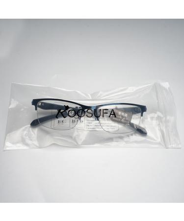 Koosufa Self-Tinting Reading Glasses with Blue Light Filter & UV Protection - Men & Women Halbrand Metal Frame - Available in Multiple Strengths - Buy Online on GoSupps.com