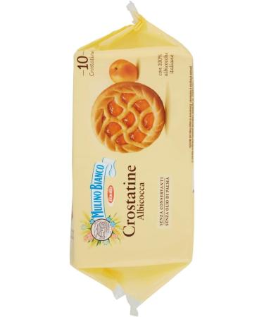 Set of 3 Mulino Bianco Crostatina Albicocca Apricot Brioche Biscuits 400 g - Buy Online on GoSupps.com