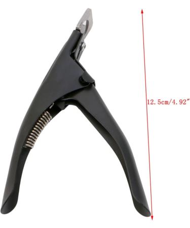 Nail Clipper for Thick Nails 1PC Acrylic UV False Nail Tips Stand-Up Cutter Clipper Scissors Tool Stainless Steel High Quality Pro (Color : Black) - Buy Online on GoSupps.com