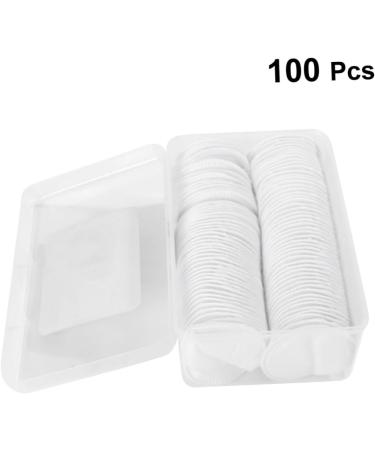 100pcs Women Cosmetic Pads & Face Wipes - Cotton Facial Cleansing Pads Silver Wigs & Nail Polish Remover - International Shipping - Buy Online on GoSupps.com