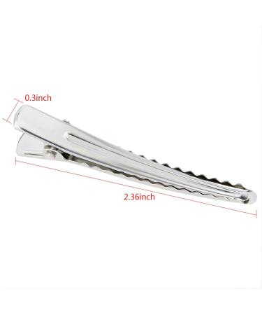 50 Pack 6 cm Alligator Hair Clips - Metal Hairpins for Hairdressers & DIY Accessories | Perfect for Girls & Women - Buy Online on GoSupps.com