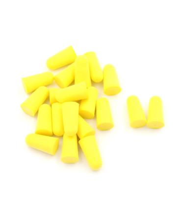 10Pairs 20Pcs Comfort Earplugs Noise Reduction Foam Soft Ear Plugs Noise Reduction Earplugs Protective for Sleep(Yellow)