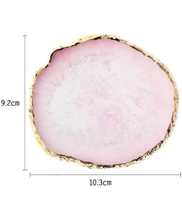 Aisoway 1Pc Resin Nail Art Palette Color Mixing Pigmalet Flat for Nail Art Multifunctional Makeup Palette Eyeshadow Cosmetic Mixing Tool Chic Photography Props Green - Buy Online on GoSupps.com