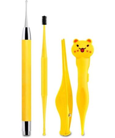 Ear Cleaner Earpicks Ear Wax Removal Tools LED Light Flashlight Earpick Ear Spoon Tweezers Ear Care Ear Cleaning Tool with Case (Color : 01) - Buy Online on GoSupps.com