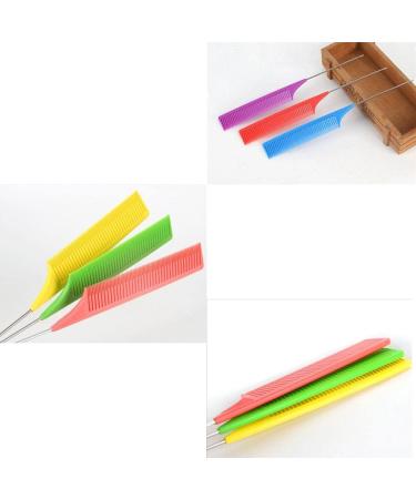 Zalati Metal Rat Tail Comb - Heat Resistant Highlight Foiling Weaving Comb for Hair Salon and Barbershop - Buy Online on GoSupps.com