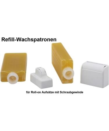 6x Refill Wax Cartridges Roll-On Lipo USA/UK - Honey 75ml | Compatible with Clean+Easy & Look-Epil - Kosmetex - Buy Online on GoSupps.com