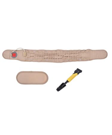 Eastalolo lumbar support belts decompression physical treatment TPU-PU knitting substance pain relief Khaki tool for men