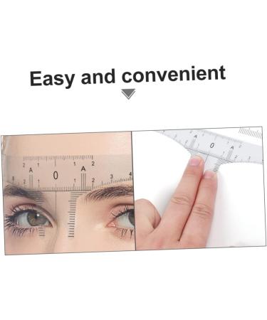 NOLITOY 30 Pcs Eyebrow Design Ruler Microblading Ruler Beauty Nose Bridge Ruler Auxiliary Tool Eyebrow Shape 22x5cmx3pcs Whitex3pcs - Buy Online on GoSupps.com