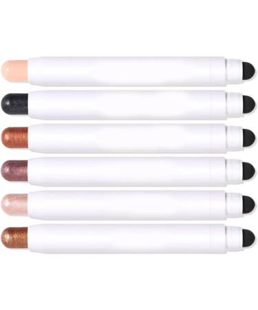 Eyeshadow Stick Long Lasting Cream Eyeshadow Pencil Waterproof Eyeshadow Stick for Makeup Tool 6PCS Eyeshadow - Buy Online on GoSupps.com