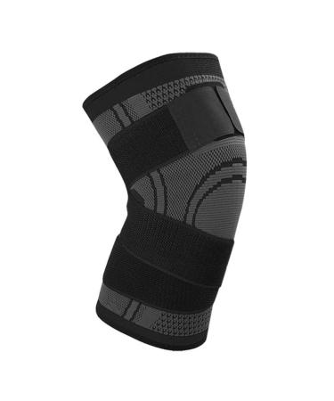 Glumes Sports Knee Support Sleeves Knee Brace (1 Pcs) Breathable Honeycomb for Men & Women Joint Pain Improved Circulation Compression Effective Support Running Jogging Workout Walking (XL, Blue) black X-Large