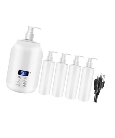 Single Bottle Massage Oil Heater Cream Heater Bottle Quick Heating Portable Multipurpose Oil Bottle Warmer Massage Oil Warmer white