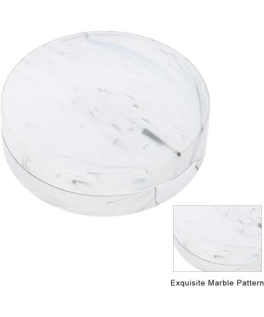 Contact Lenses Soaking Case Contact Lens Box Light in Weight Small Size Made of PVC for Makeups Make Up (White) - Buy Online on GoSupps.com