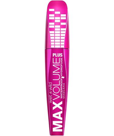 wet n wild - MAX VOLUME PLUS WATERPROOF MASCARA - Up to 10x more volume - Shade amp'd black - 100% Cruelty Free - Buy Online on GoSupps.com