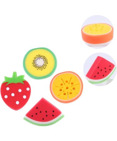 Housoutil 4 Pcs Kids Bath Sponge Set - Natural Loofah & PU Shower Balls for Newborns | Soft Safe & Effective Bathing Essentials - Buy Online on GoSupps.com