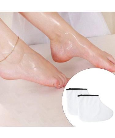 Generic Gants de Cire de Paraffine 4x Chaussons de Traitement Mitaines Couvre-pieds Blanc - Buy Online on GoSupps.com