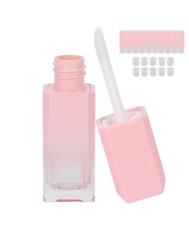 10 empty lip gloss tubes Refillable 6 ml lip-lipped bottles of pink lipstick sample container with silicone cover for girls DIY-lip samples cosmetic tool mini beauty tool for - Buy Online on GoSupps.com
