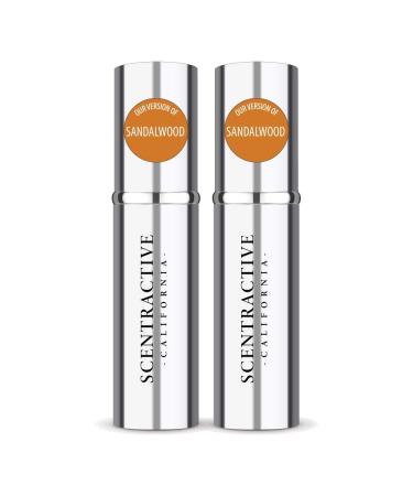 CA Perfume Impression of Emra Sandalwood For Women & Men Fragrance Concentrated Long Lasting Eau de Parfum Spray Refillable Glass Atomizer Bottle 0.17 Fl Oz/5ml-X2 EMRA SANDALWOOD 0.34 Fl Oz (Pack of 1)