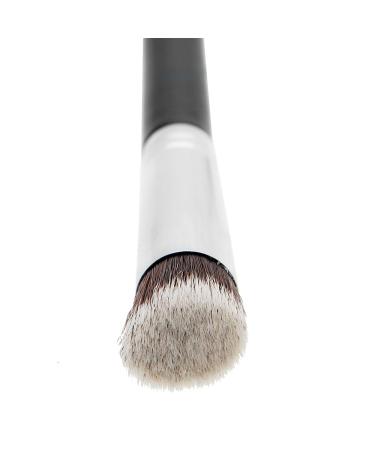 Kabuki Nose Contour Brush by Beauty Junkees - Mini Flat Angle Makeup Brush for Sculpting Bronzer, Highlighter - Vegan Synthetic, Ideal for Liquid, Cream, Powder Cosmetics - Buy Online on GoSupps.com