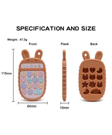 Airfish Rabbit Bite Rings for Babies | BPA-Free Silicone Teething Toy | Remote Control Baby Bite Ring | 3-12 Months Teething Accessories (Green) - Buy Online on GoSupps.com