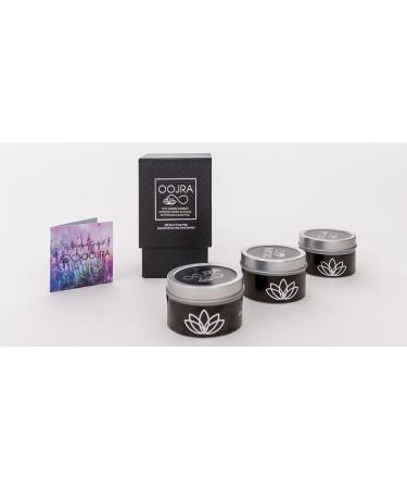Luxury Travel Candle Gift Set - Essential Oil Scented Soy Wax - Thai Jasmine Australian Eucalyptus Cherry Blossom | Perfect for Gifting - Buy Online on GoSupps.com