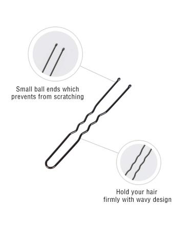 80 Pack White Crystal Rhinestone Hair Pins & U Shape Hairpins Set with Storage Bottle - Wedding Hair Clips Professional Hairdressing Grip Clip (40 Crystal Pins + 40 U Shape Pins) - Buy Online on GoSupps.com