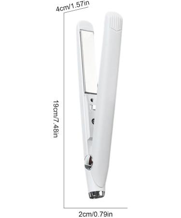 Flat Iron - Portable 2 in 1 Hair Straightener & Curling Iron | USB Powered Travel Flat Irons for Short Hair & Curls | International Shipping - Buy Online on GoSupps.com