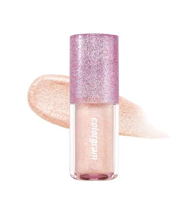 COLORGRAM Milk Bling Shadow - 07 Fairylike 0.11 fl.oz  3.2g | Pigmented liquid glitter eyeshadow  Long-lasting shimmer for daily and party makeup  Multi-dimensional sparkling metallic finish  Opaque coverage  Quick dryin...