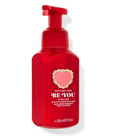 Bath Body Be You Bubbly Rose Gentle Foaming Hand Soap - 8.75 Fl Oz - Scented with Natural Essential Oils