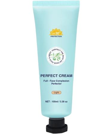 Full coverage cover stick SPF 30 100 ml waterproof day cream with color pigments longlasting care makeup for outdoor sports tropical travel swimming and daily use Light - Buy Online on GoSupps.com