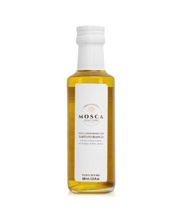 Mosca Selection Italian truffle variety - noble truffle oil with white truffle - give your dishes refined finesse - high -quality oil with truffle aroma for incomparable enjoyment