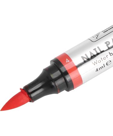 Nail Polish Pen Nail Gel Polish Pen Attractive Safe and Reliable Save Time and Energy with Charming Colors for Nail Salons or Individual Home(04) - Buy Online on GoSupps.com