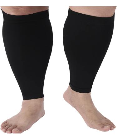 Calf Compression Sleeves for Men & Women - Ultimate Support for Shin Splints Circulation Varicose Veins & Swelling | Plus Size Available - Buy Online on GoSupps.com