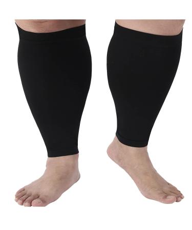 Calf Compression Sleeves for Men & Women | Comfortable Shin Splint Support Plus Size for Circulation & Pain Relief Ideal for Varicose Veins DVT Edema & Swelling - Buy Online on GoSupps.com