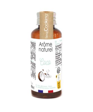 ScrapCooking 4388 Natural Liquid Coconut Flavor 40 ml for Baking Yogurts Cakes Cheesecakes Biscuits Cakes Mousses Ice
