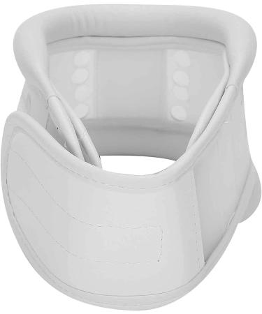 Nakeah cervical collar breathable adjustable cervical spine tractor neck support bahre men women neck school -shoulder relaxer pain relief (color: m)