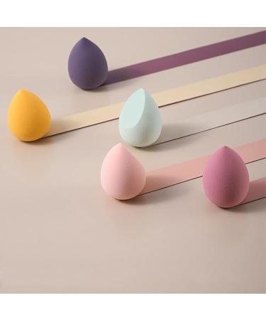 Duaiu Makeup Sponges Set - 4 Latex-Free Beauty Blenders in 4 Colors with Lemon Yellow Holder Case - Buy Online on GoSupps.com