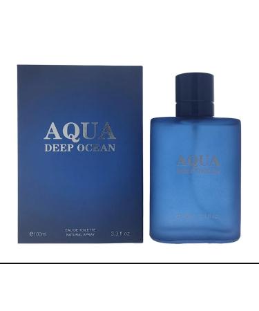 Aqua Deep Ocean Eau de Toilette 3.3 Fl Oz (Pack of 1)