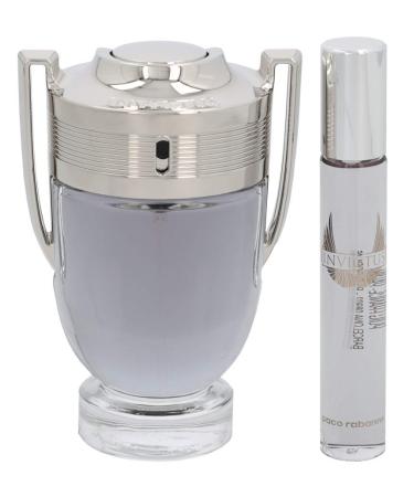 Paco Rabanne Invictus Men 2 Pc Gift Set 3.4oz EDT Spray 0.68oz EDT Spray - Buy Online on GoSupps.com
