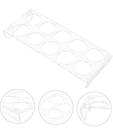 Zerodeko Refrigerator Eggs Acrylic Egg Holder Egg Carrier Egg Holder Fridge Organizer Can Put Storage Box - Buy Online on GoSupps.com