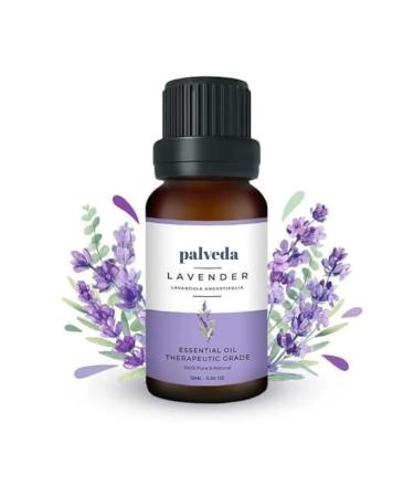 Lavender Essential Oil Therapeutic Grade 100% Pure Natural 15ml (0.50 oz) for Anti - Aging Hair Growth Better Sleep & Relaxation