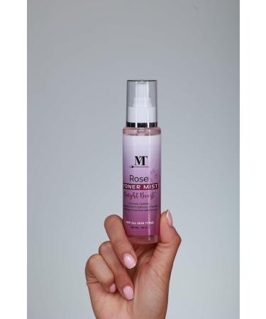 BEMT Rose Water Face Mist Hydrating & Refreshing Toner Spray for All Skin Types | Natural Rose Fragrance Gentle Daily Mist (100 ml) - Buy Online on GoSupps.com