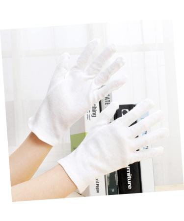 KICHOUSE 12 Pairs Industrial Gloves Anti-Spitting Work Gloves Thermal Gloves Warm Work Gloves Moisturizing Hand Gloves Moisturizing Gloves Cotton Gloves White Labor Protection Cotton Spa L1:23X10cm White - Buy Online on GoSupps.com