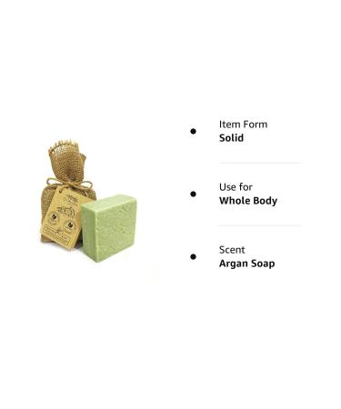 Dr. Cient Argan Soap - Natural Vegan Handmade Anti-Aging Soap for Men & Women (140g) - Buy Online on GoSupps.com