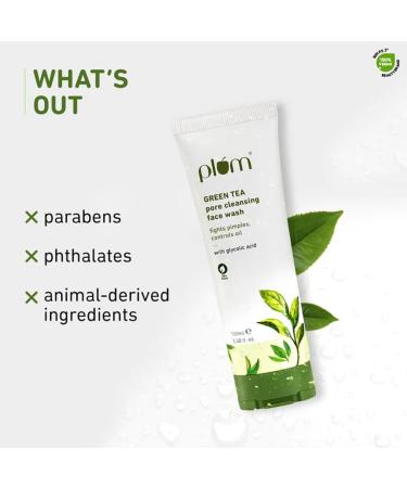 DOLAD Green Tea Pore Cleansing Face Wash | Glycolic Acid for Oily Acne-Prone Skin | Gentle Vegan Formula | 100ml - Shop Internationally - Buy Online on GoSupps.com