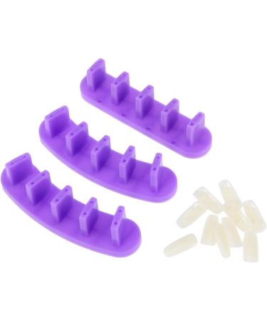 DOITOOL 3 Manicure Practice Display Stand Nail Practice Stand Nail Training Display Manicure Practice Nails Tips Nail Display Holders False Nail Tip Holder Fale Nails Nail Piece Lotus Seat - Buy Online on GoSupps.com