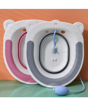 Sitz Bath Postpartum Care Kit for Hemorrhoids and Yoni Steam - Pink - Buy Online on GoSupps.com