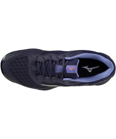 Mizuno Unisex Wave Phantom 3 Indoor Shoes - 40.5 EU - Eblue Techgreen Lolite | International Shipping Available - Buy Online on GoSupps.com
