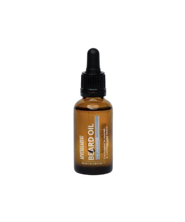 Apothecary 87 Beard Oil | Unscented | Premium Formulation With Plant Extracts | Beard Conditioner Nourishes Softens and Moisturises Reduces Irritation | 30ml Unscented 30 ml (Pack of 1)